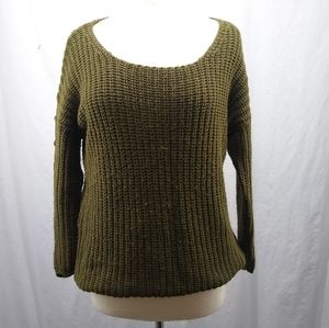 Poof Excellence Sweater | L | Olive Green